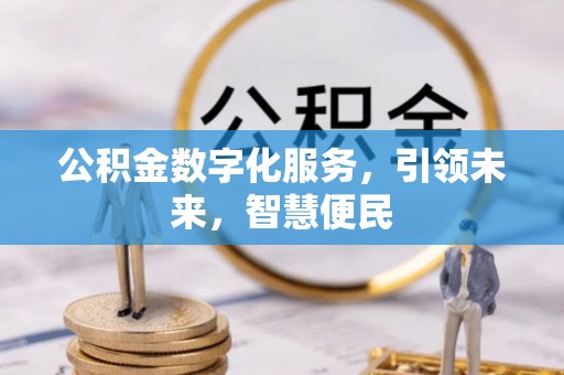 惠来公积金数字化服务，引领未来，智慧便民