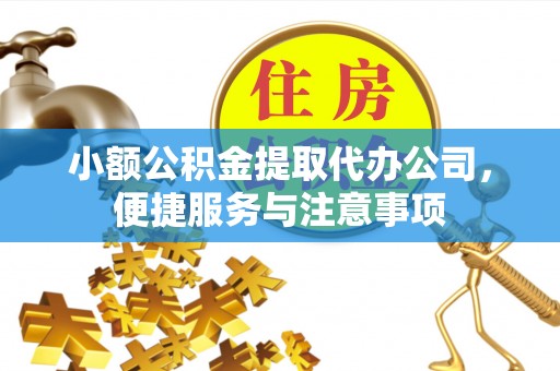 惠来小额公积金提取代办公司，便捷服务与注意事项