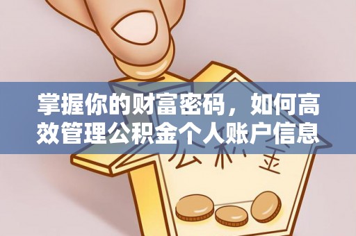 惠来掌握你的财富密码，如何高效管理公积金个人账户信息