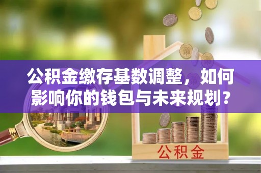 惠来公积金缴存基数调整，如何影响你的钱包与未来规划？