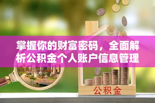 惠来掌握你的财富密码，全面解析公积金个人账户信息管理与优化