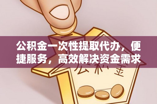 惠来公积金一次性提取代办，便捷服务，高效解决资金需求