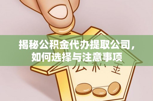 惠来揭秘公积金代办提取公司，如何选择与注意事项