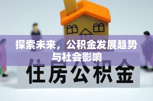 惠来探索未来，公积金发展趋势与社会影响