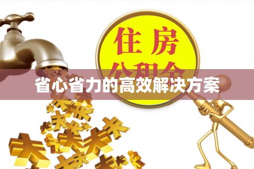 惠来省心省力的高效解决方案