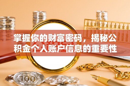 惠来掌握你的财富密码，揭秘公积金个人账户信息的重要性