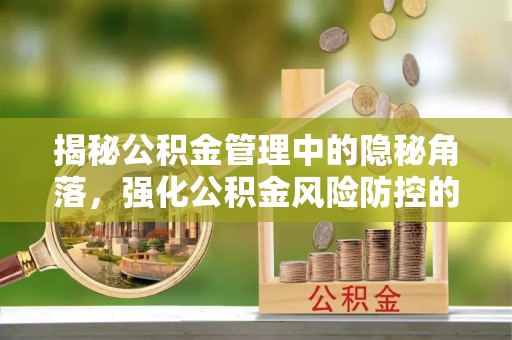 惠来揭秘公积金管理中的隐秘角落，强化公积金风险防控的必要性与路径