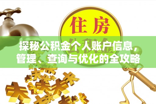 惠来探秘公积金个人账户信息，管理、查询与优化的全攻略