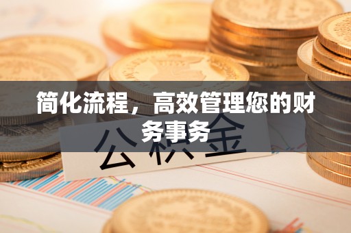 惠来简化流程，高效管理您的财务事务