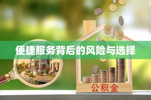 惠来便捷服务背后的风险与选择