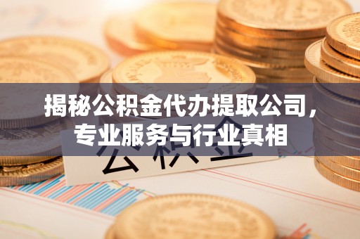 惠来揭秘公积金代办提取公司，专业服务与行业真相